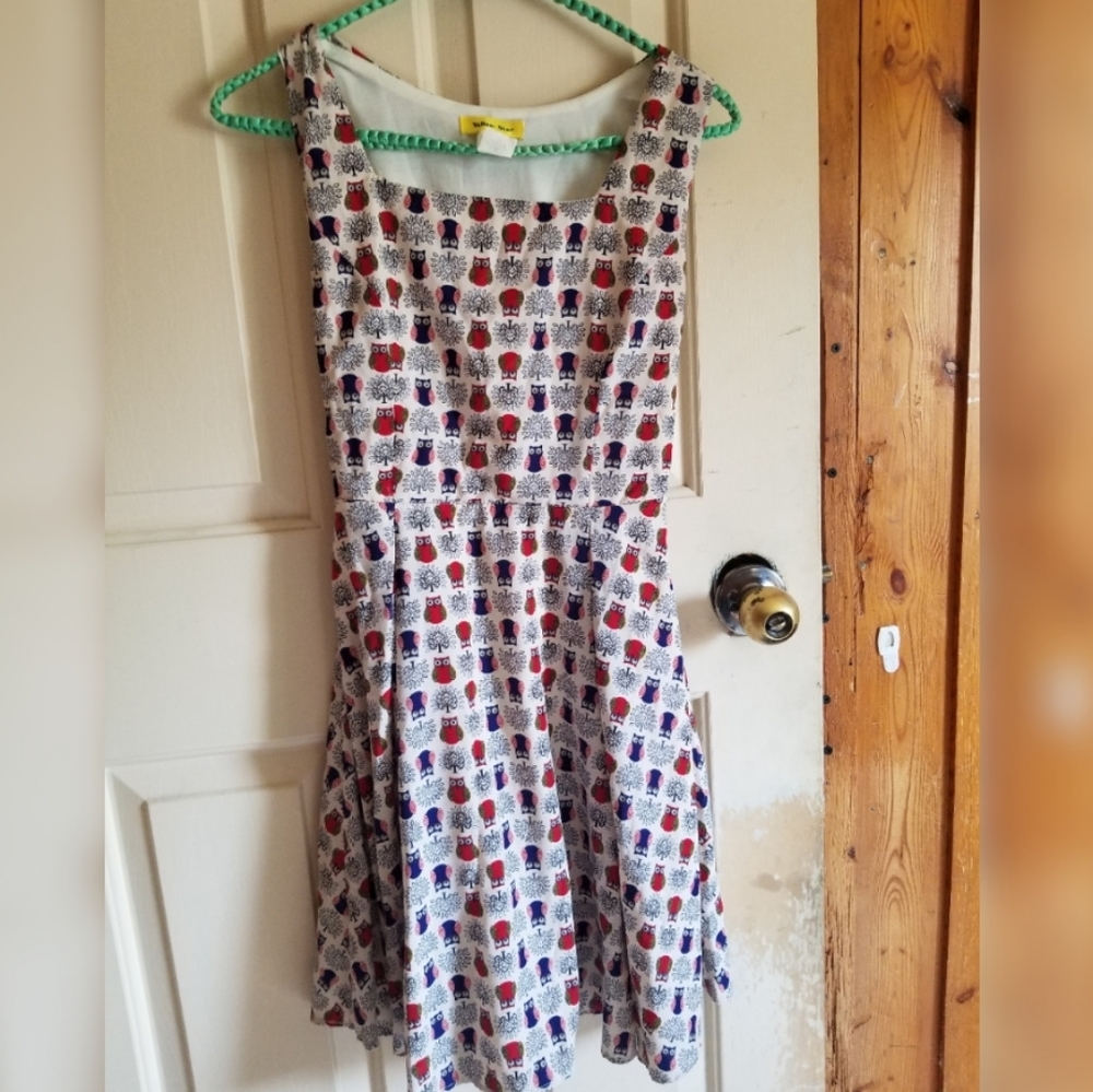 Owl print dress